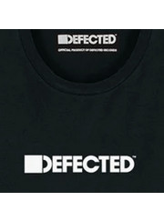 Defected Records （ディフェクテッド） ディープハウス クラブDJ 定番ロゴTシャツ ブラック