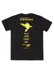 Downrange（ダウンレンジ） 北村龍平 カルトホラー映画 オフィシャルTシャツ ブラック両面プリント 限定品 在庫限り