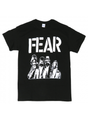 Fear（フィアー）The Record 裏ジャケ 両面プリントＴシャツ ガスマスク ハードコアパンク