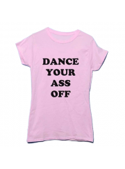 映画フットルース Dance Your Ass Off 復刻デザインTシャツ レディス