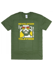 ギル・スコット・ヘロン The Revolution Will Not Be Televised デザインTシャツ オリーブ