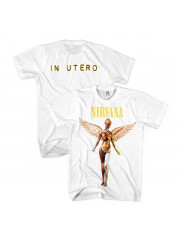 NIRVANA（ニルヴァーナ） バンドTシャツ IN UTERO（イン・ユーテロ） 両面 ホワイト