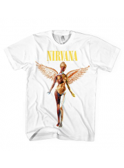 NIRVANA（ニルヴァーナ） バンドTシャツ IN UTERO（イン・ユーテロ） 両面 ホワイト