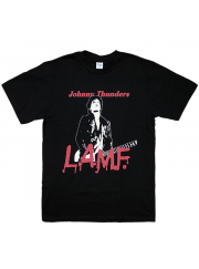 Johnny Thunders （ジョニー・サンダース） L.A.M.F. ロゴ バンドTシャツ #2