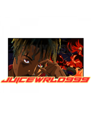 Juice WRLD（ジュース・ワールド） 999 限定エディション グラフィックＴシャツ 両面プリント ヒップホップ デッドストック 貴重品