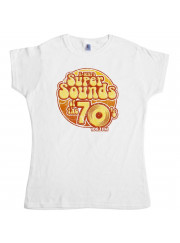 タランティーノ 映画レザボア・ドッグス K-BILLYS SUPER SOUNDS OF THE 70S デザインTシャツ レディス
