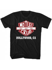 Motley Crue（モトリー・クルー）"Crue Sign" バンドTシャツ ハーレー 野村訓一着
