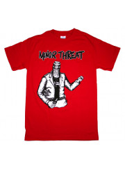 Minor Threat（マイナー・スレット） Bottleman（Bottled Violence）レッド パンクロックTシャツ #1 デッドストック