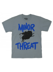 Minor Threat（マイナー・スレット）EP『OUT OF STEP』ロゴ＆羊（シープ） デザイン・バンドTシャツ デッドストック！