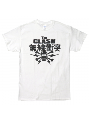 The Clash（クラッシュ）ジョー・ストラマー着用 無線衝突 本物バージョン完全復刻デザイン パンク Tシャツ