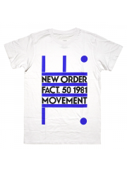 New Order （ニュー・オーダー） Fact. 50 1981 Movement ジャケット デザインTシャツ #2