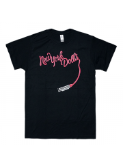 New York Dolls（ニューヨーク・ドールズ）口紅ロゴ バンドTシャツ リップ 定番