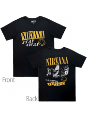Nirvana（ニルヴァーナ） Stay Away デザイン・バンドTシャツ PC#1 両面プリント スマイル グランジ