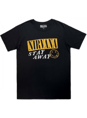 Nirvana（ニルヴァーナ） Stay Away デザイン・バンドTシャツ PC#1 両面プリント スマイル グランジ