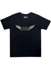 Nirvana（ニルヴァーナ） In Utero イン・ユーテロ モノクロTシャツ PC#5 両面プリント Tracklist グランジ