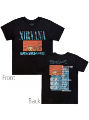 Nirvana（ニルヴァーナ） Nevermind ドル札 デザイン・バンドTシャツ #3 両面プリント グランジ