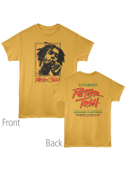 Peter Tosh（ピーター・トッシュ）1978年 コンサート 両面プリント・ライブTシャツ レゲエ