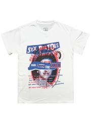 Sex Pistols（セックス・ピストルズ） God Save The Queen パンクロック バンドTシャツ #4 ホワイト