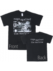 Rage Against The Machine（レイジ・アゲインスト・ザ・マシーン） 1stジャケット 両面プリントＴシャツ 黒 2XL ラージサイズ取寄せ商品