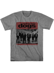 タランティーノ映画 Reservoir Dogs レザボア・ドッグス ポスターデザインTシャツ #2 グレー