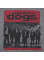 タランティーノ映画 Reservoir Dogs レザボア・ドッグス ポスターデザインTシャツ #2 グレー