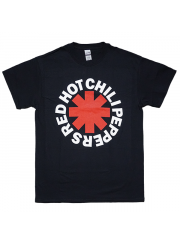 Red Hot Chili Peppers（レッド・ホット・チリ・ペッパーズ）#5 ベーシックロゴ バンドTシャツ ブラック 定番
