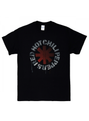 RED HOT CHILI PEPPERS（レッド・ホット・チリ・ペッパーズ） スプレーロゴ レッチリ バンドTシャツ
