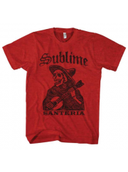 Sublime（サブライム）Santeria（サンテリア） バンドTシャツ レッド #2 廃番 在庫限り！