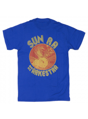 Sun Ra（サン・ラ）"Circular" デザインＴシャツ #1 ブルー