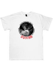 Sun Ra（サン・ラ）"Hot Hits From The Sun" デザインＴシャツ #4 ホワイト