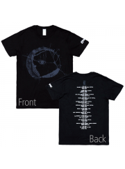 The Cure （ザ・キュアー） 2019年ツアー バンドTシャツ "Eyemoon" ロゴ 両面プリント