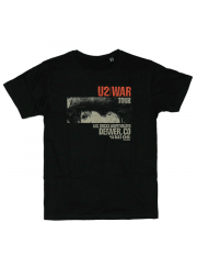 U2 （ユーツー） WAR TOUR 『WAR：闘』 ツアーTシャツ 米デンバー Red Rocks ライヴ ブラック