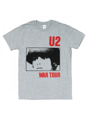 U2 （ユーツー） WAR TOUR 『WAR：闘』 バンド ツアーTシャツ グレー