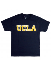 UCLA （カリフォルニア大学ロサンゼルス校） カレッジTシャツ #1 Champion公式 ロゴTシャツ ネイビー