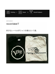 Verve（ヴァーヴ）Records ロック・ジャズ 藤原ヒロシ着用 ロゴTシャツ 2XL～5XL ラージサイズ取寄せ商品