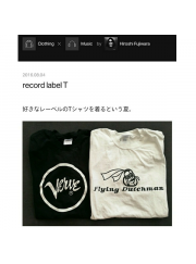 Verve（ヴァーヴ）Records ロック・ジャズ レーベル 藤原ヒロシ着用 ロゴTシャツ