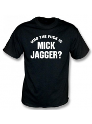 Who the fuck is Mick Jagger ? キース・リチャーズ／Maroon5着用 復刻デザイン 2XL～ ラージサイズ取寄せ商品
