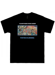 Gil Scott-Heron（ギル・スコット・ヘロン）『Winter in America』 レコジャケTシャツ STRATA-EAST ストラタ