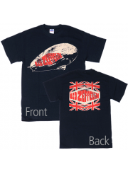 Led Zeppelin（レッド・ツェッペリン） Airship 両面プリントＴシャツ